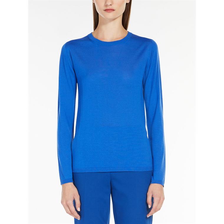 Max Mara BLASY Strik, Cornflower Blue